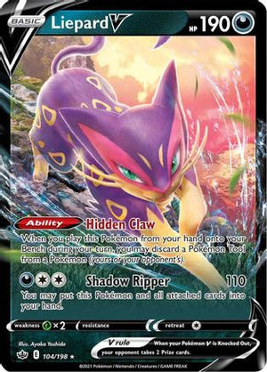 Liepard V 104/198 - Chilling Reign Holofoil - Poke-Collect