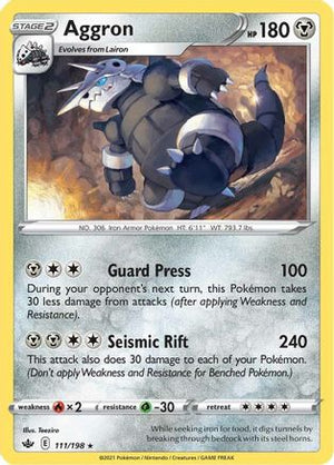 Aggron 111/198 - Chilling Reign - Poke-Collect