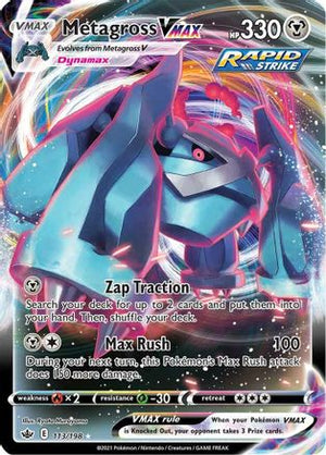 Metagross VMAX 113/198 - Chilling Reign Holofoil - Poke-Collect