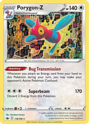 Porygon-Z 118/198 - SWSH06 Chilling Reign Holofoil