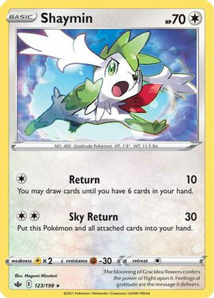 Shaymin 123/198 - Chilling Reign Holofoil - Poke-Collect