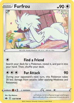 Furfrou 126/198 - SWSH06 Chilling Reign - Poke-Collect
