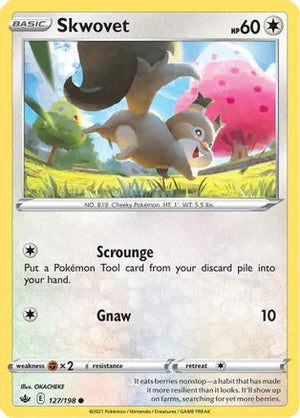 Skwovet 127/198 - Chilling Reign - Poke-Collect