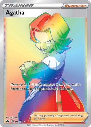 Agatha 210/198 - Chilling Reign Holofoil - Poke-Collect