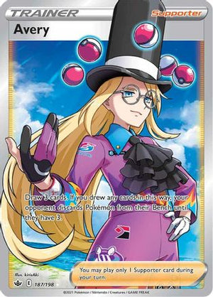 Avery (Full Art) 187/198 - SWSH06 Chilling Reign Holofoil - Poke-Collect