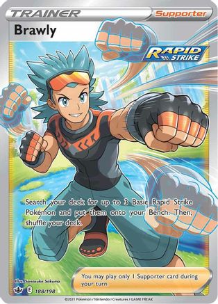 Brawly (Full Art) 188/198 - SWSH06 Chilling Reign Holofoil - Poke-Collect