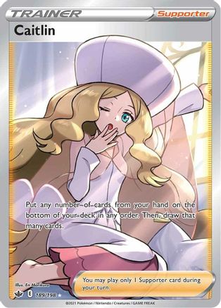 Caitlin (Full Art) 189/198 - SWSH06 Chilling Reign Holofoil - Poke-Collect
