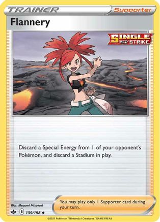 Flannery 139/198 - SWSH06 Chilling Reign Reverse Holofoil - Poke-Collect