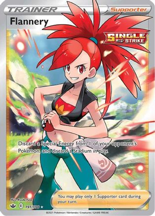 Flannery 191/198 - Chilling Reign Holofoil - Poke-Collect
