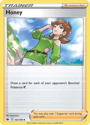 Honey 142/198 - SWSH06 Chilling Reign - Poke-Collect