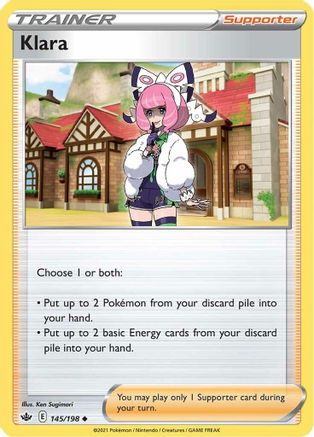 Klara 145/198 - SWSH06 Chilling Reign - Poke-Collect
