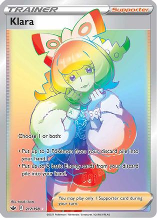 Klara 217/198 - Chilling Reign Holofoil - Poke-Collect