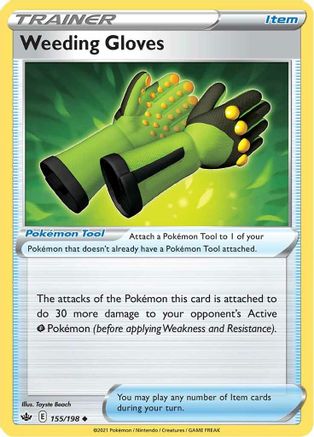 Weeding Gloves 155/198 - Chilling Reign - Poke-Collect