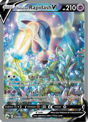 Galarian Rapidash V 168/198 - Chilling Reign Holofoil - Poke-Collect