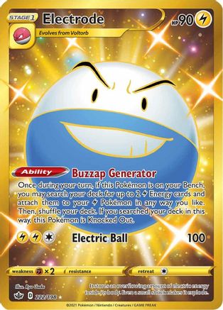 Electrode 222/198 - Chilling Reign Holofoil - Poke-Collect