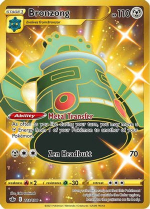 Bronzong 223/198 - Chilling Reign Holofoil