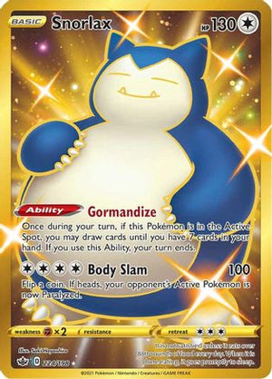 Snorlax 224/198 - Chilling Reign Holofoil - Poke-Collect