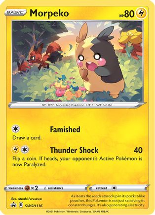Morpeko - SWSH116 SWSH116/307 - SWSH Sword & Shield Promo Cards Holofoil - Poke-Collect
