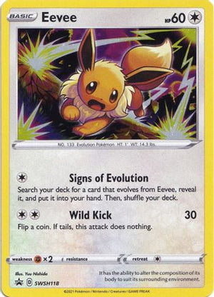 Eevee SWSH118/307 - SWSH Black Star Promos Holofoil - Poke-Collect