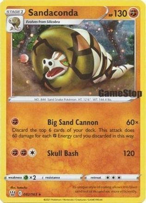 Sandaconda - 082/163 (Gamestop Exclusive) 82 - Miscellaneous Cards & Products Holofoil - Poke-Collect
