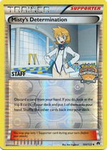 Misty's Determination - 104/122 (Regional Championships) [Staff] 104 - League & Championship Cards Reverse Holofoil - Poke-Collect