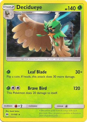 Decidueye - 11/149 (Water Web Holo) 11 - Miscellaneous Cards & Products Holofoil - Poke-Collect