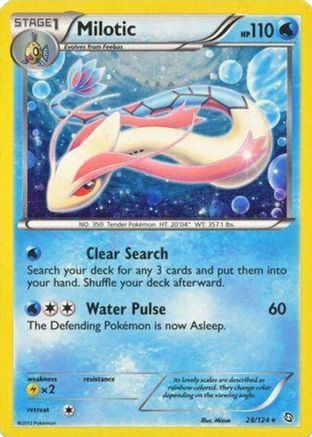 Milotic - 28/124 (Cosmos Holo) 28 - Blister Exclusives Holofoil - Poke-Collect