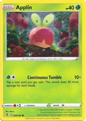 Applin (Cosmos Holo) 20 - Blister Exclusives Holofoil - Poke-Collect