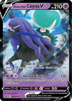 Shadow Rider Calyrex V SWSH131/307 - SWSH Black Star Promos Holofoil - Poke-Collect