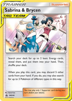 Sabrina & Brycen SM246/248 - SM Black Star Promos - Poke-Collect