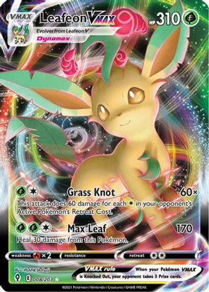 Leafeon VMAX 8/203 - Evolving Skies Holofoil - Poke-Collect