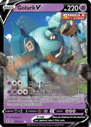 Golurk V 70/203 - Evolving Skies Holofoil - Poke-Collect
