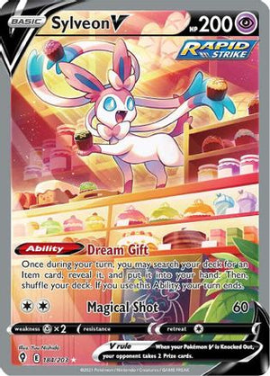 Sylveon V 184/203 - Evolving Skies Holofoil - Poke-Collect