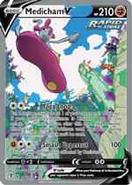 Medicham V (Alternate Full Art) 186/203 - SWSH07 Evolving Skies Holofoil - Poke-Collect