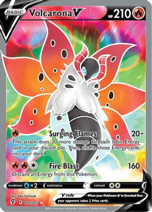 Volcarona V 170/203 - Evolving Skies Holofoil - Poke-Collect