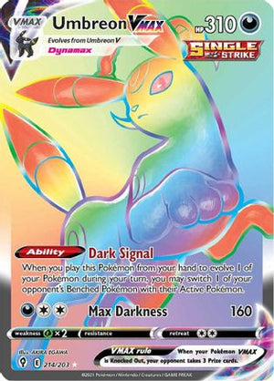 Umbreon VMAX 214/203 - Evolving Skies Holofoil - Poke-Collect