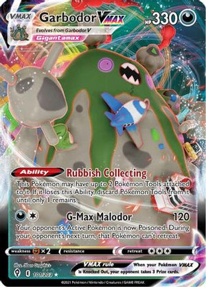 Garbodor VMAX 101/203 - Evolving Skies Holofoil