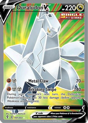 Duraludon V (Full Art) 197/203 - SWSH07 Evolving Skies Holofoil - Poke-Collect