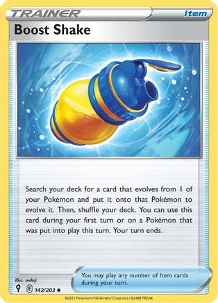 Boost Shake 142/203 - SWSH07 Evolving Skies - Poke-Collect