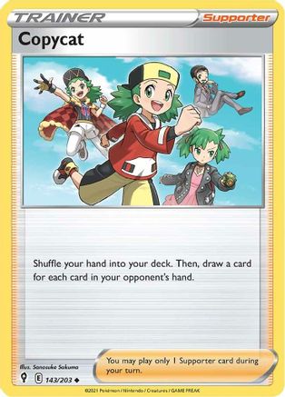 Copycat 143/203 - SWSH07 Evolving Skies Reverse Holofoil - Poke-Collect