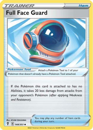 Full Face Guard 148/203 - Evolving Skies Reverse Holofoil - Poke-Collect