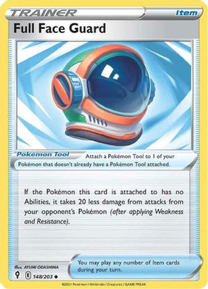 Full Face Guard 148/203 - SWSH07 Evolving Skies Reverse Holofoil - Poke-Collect