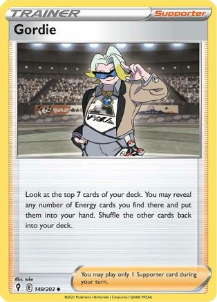 Gordie 149/203 - SWSH07 Evolving Skies - Poke-Collect