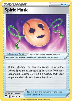 Spirit Mask 160/203 - Evolving Skies Reverse Holofoil - Poke-Collect