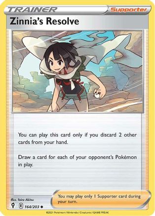 Zinnia's Resolve 164/203 - Evolving Skies - Poke-Collect