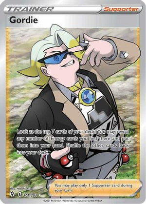 Gordie 201/203 - Evolving Skies Holofoil - Poke-Collect