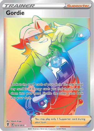 Gordie 223/203 - Evolving Skies Holofoil - Poke-Collect