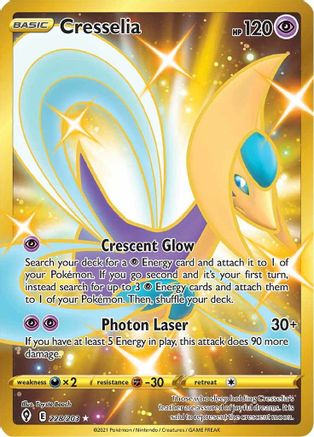 Cresselia (Secret) 228/203 - SWSH07 Evolving Skies Holofoil - Poke-Collect