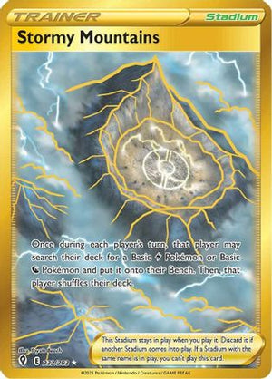 Stormy Mountains 232/203 - Evolving Skies Holofoil - Poke-Collect