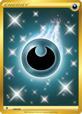 Darkness Energy 236/203 - Evolving Skies Holofoil - Poke-Collect